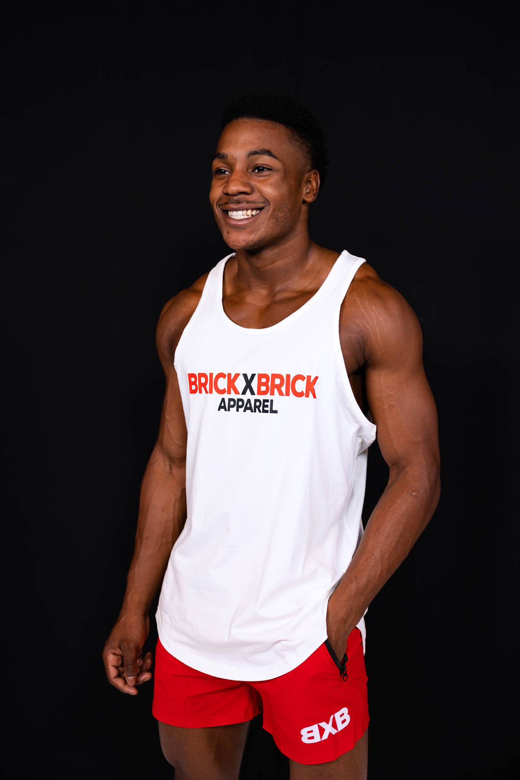 Premium Brick X Brick Line Logo Tank